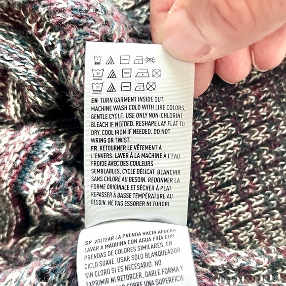 AMERICAN‎ EAGLE OUTFITTERS Women’s Long Open Cardigan Size XS Sharkbite Hem Cozy - Picture 10 of 10